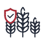 farm insurance icon, crops